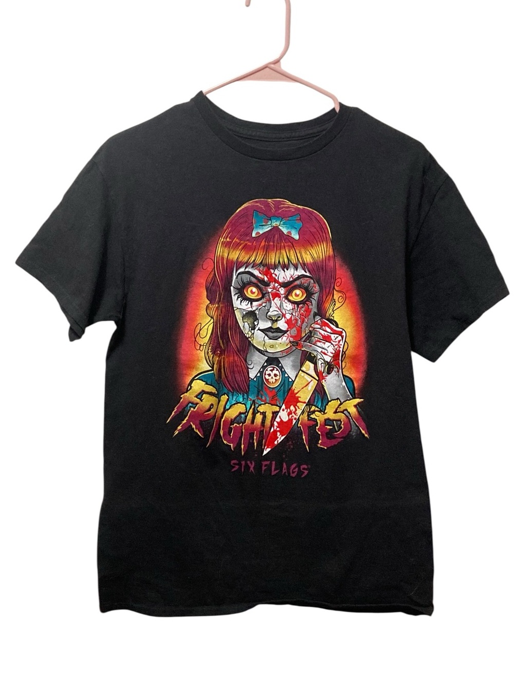 Horror Black Graphic T-Shirt